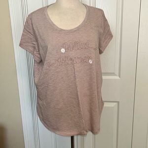 NWOT LC LAUREN CONRAD daisy shirt XXL
